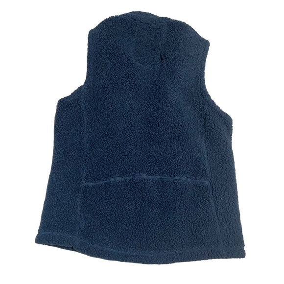 Horny Toad Navy Blue Fleece Zip Front Vest - Picture 2 of 4